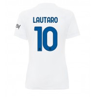 Inter Milan Lautaro Martinez #10 Bortatröja Kvinnor 2023-24 Korta ärmar